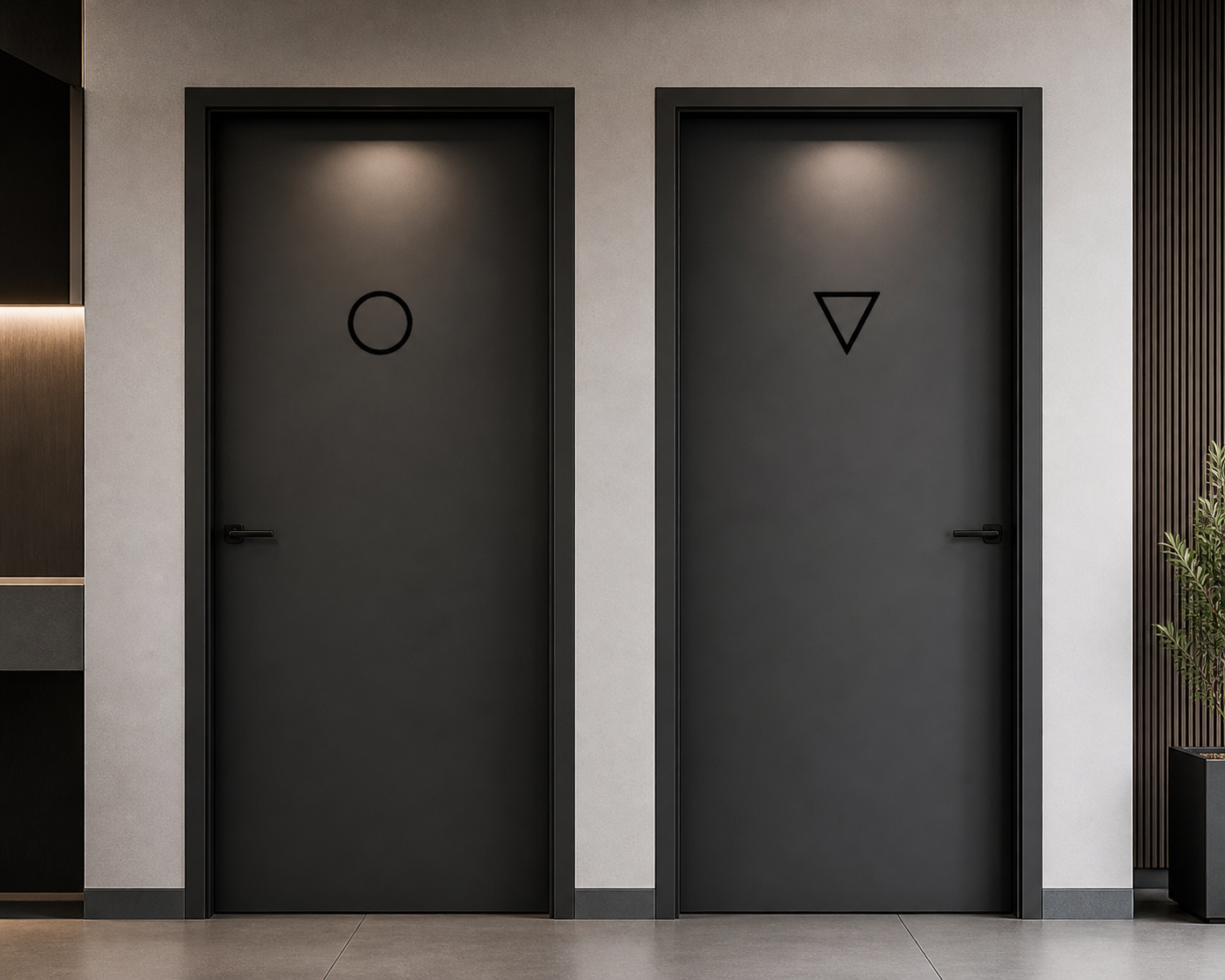 Bathroom Symbols Sketch