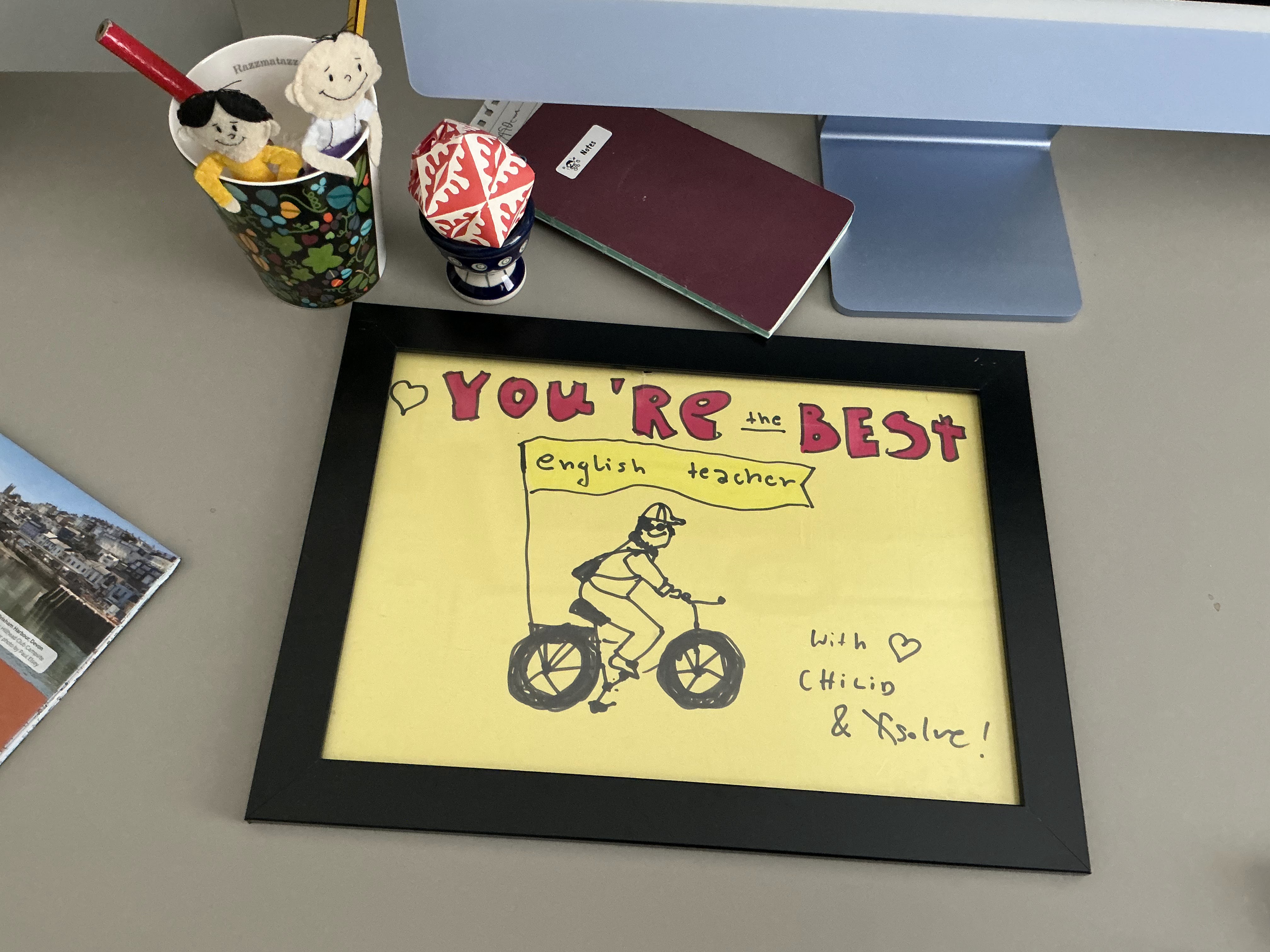 Handcrafted thank you poster from Chilid and XSolve designers
