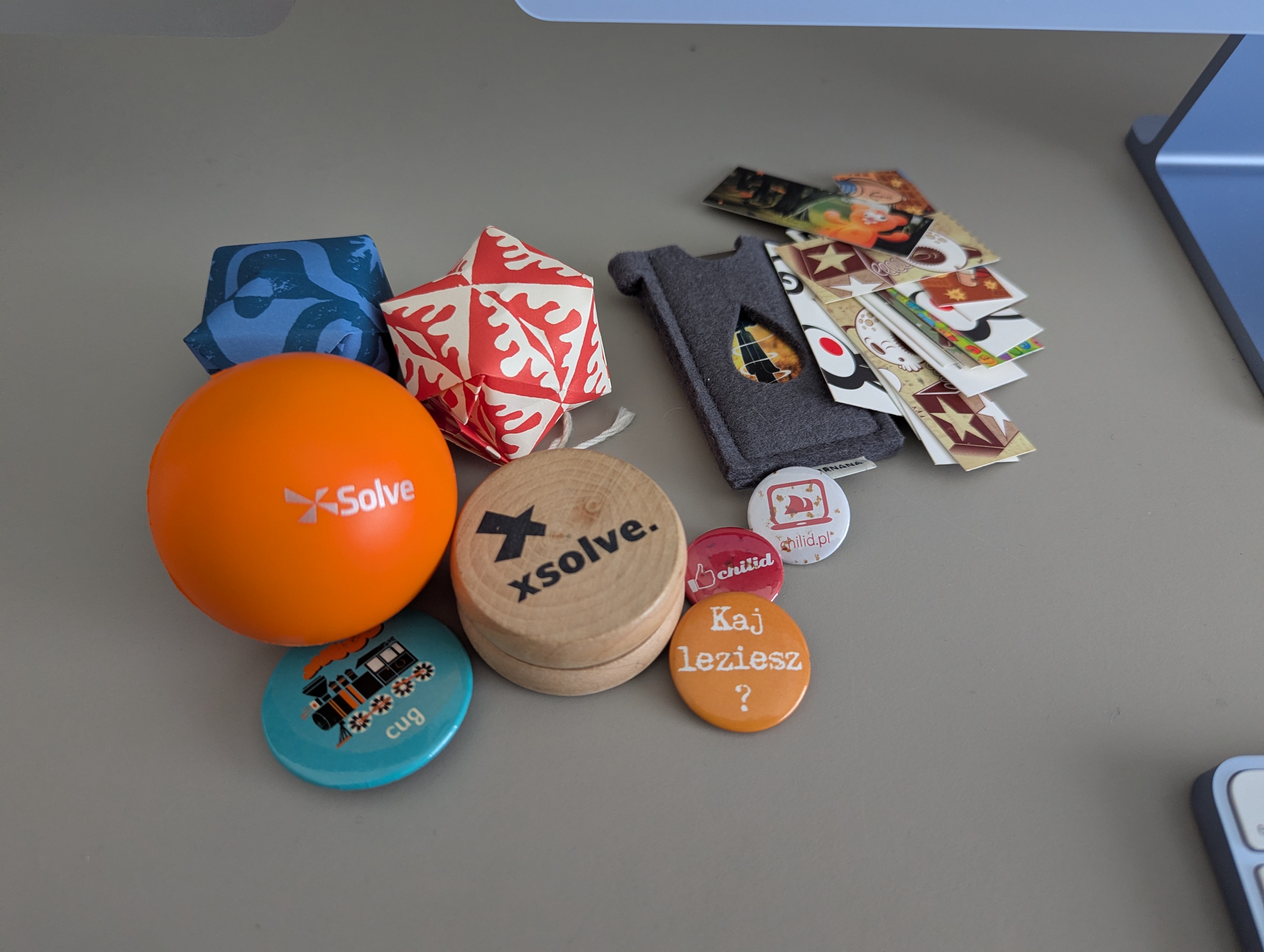 XSolve and Chilid Silesian mementos and badges