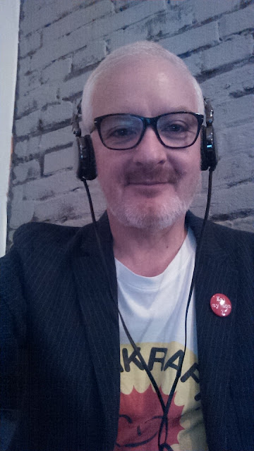 Gary in March 2014 fuelling up for lessons
