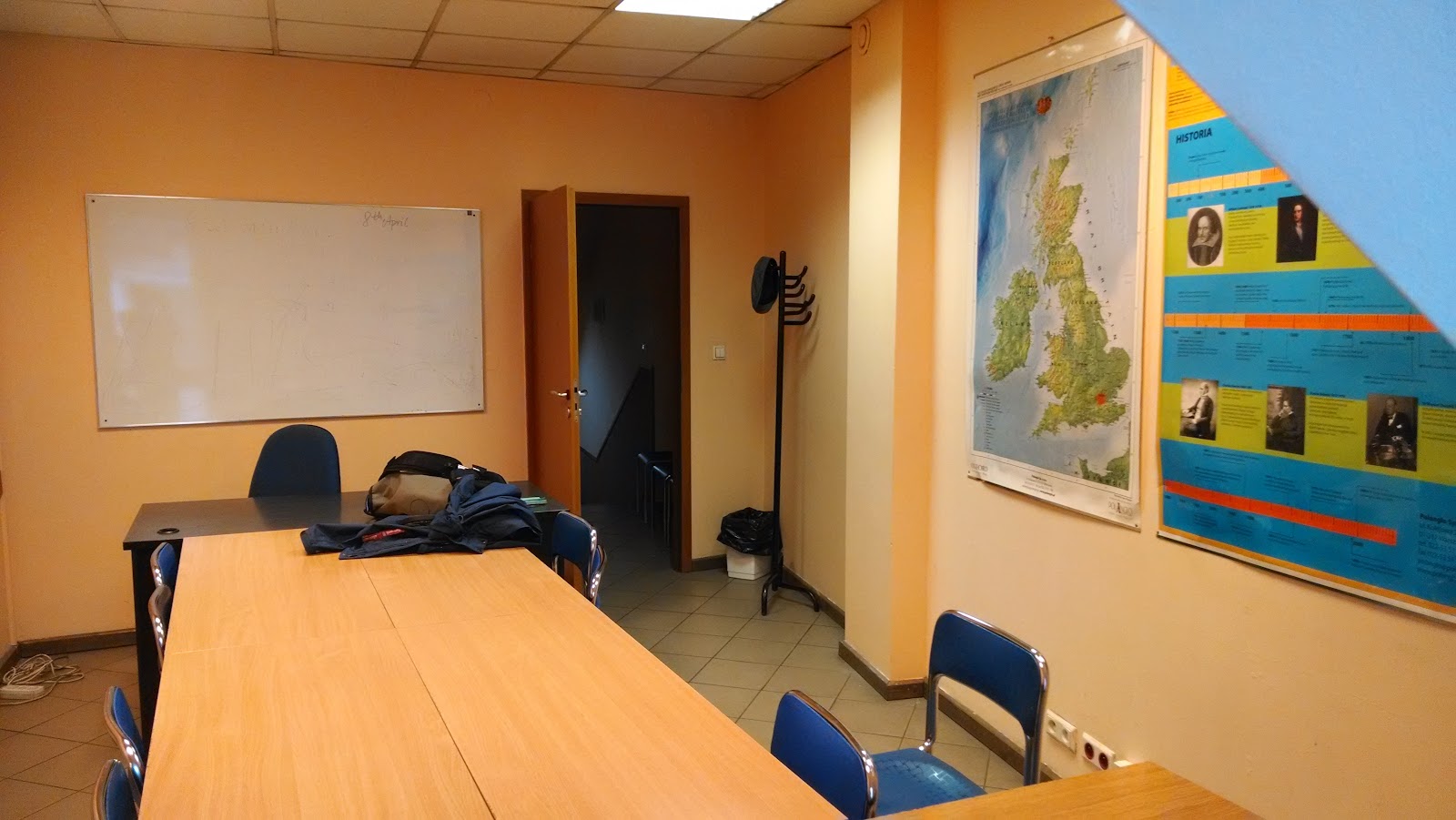 The smallest classroom, top floor, Górnych Wałów, 2014
